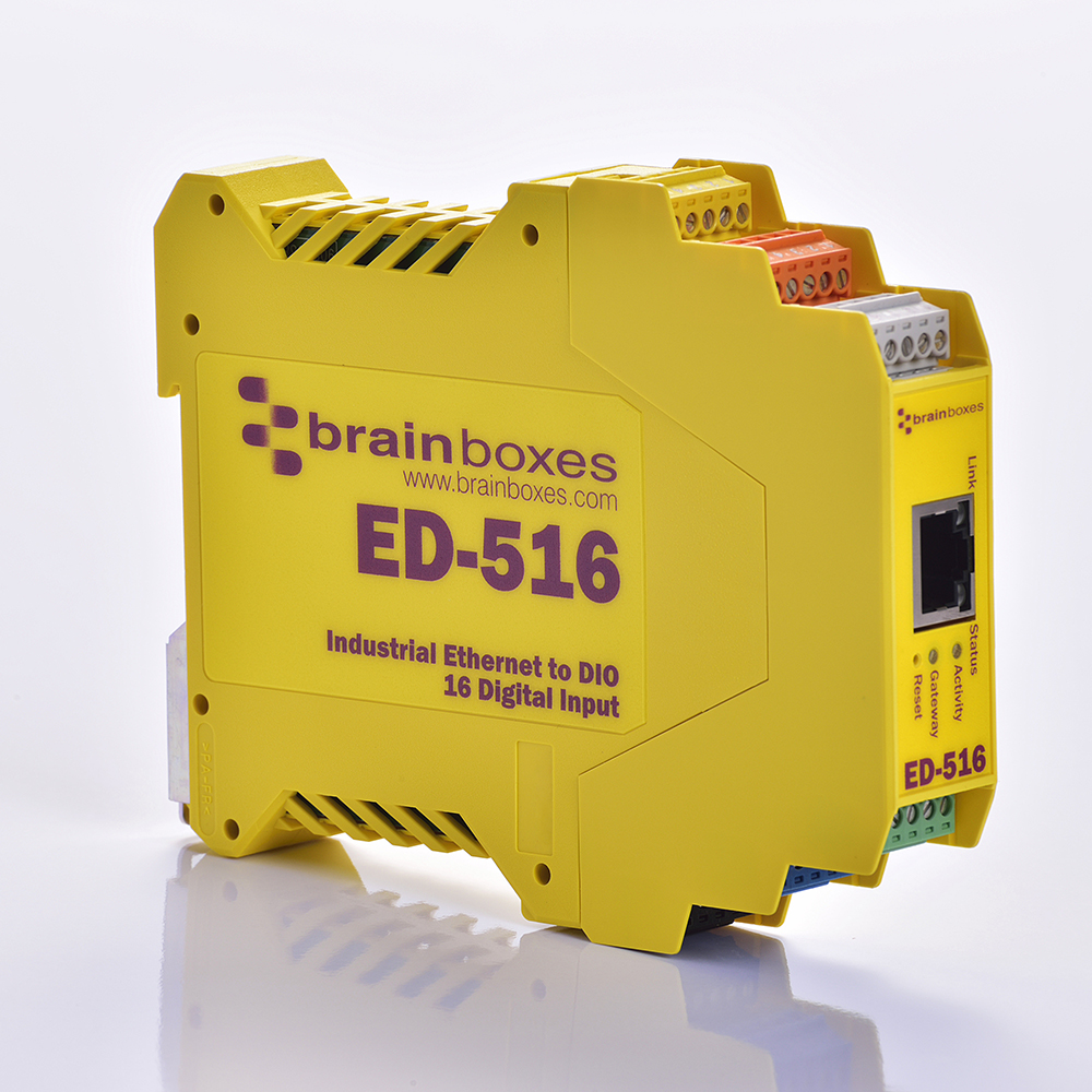 BRAINBOXES LTD Brainboxes Ltd Ed-516 Ethernet to 16 Digital Inputs