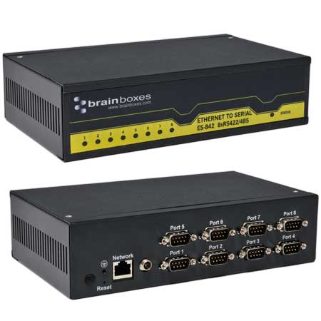 LAN to serial, RJ45 to serial, PLC, SCADA, automation, remote, control, PLZ, modem, BD9,