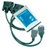 PM-010 - PCMCIA RS3232 à 2 Port avec câbles détachables et débit de données de 1 Méga-baud