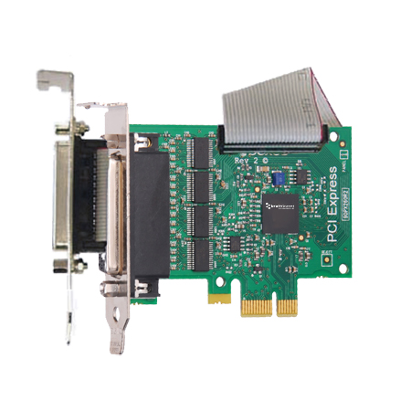 px 263 lp pcie 4xrs232 1xlpt printer port