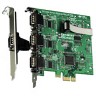 PX-420 - Carte Serie PCI Express 4 Ports RS232 (3 ports à 9 broches + 1 port à 9 broches)