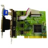 UC-414 - Carte Serie PCI 4 Ports Serie RS232 (3 ports à 9 broches + 1 port à 9 broches) avec Port Parallele LPT pour Imprimante