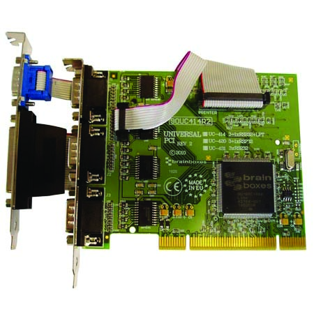 uc 414 upci 3 1xrs232 lpt printer port
