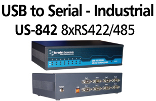 US-842 Industrial USB to Serial 8xRS422/485