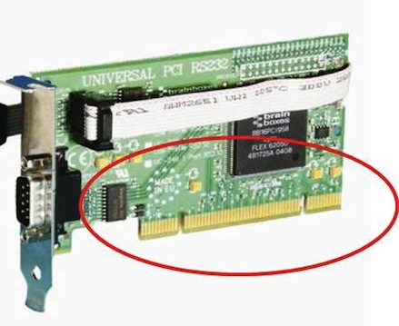 Universal PCI card, both key ways, therefore compatible with both 3.3V and 5V PCI slot