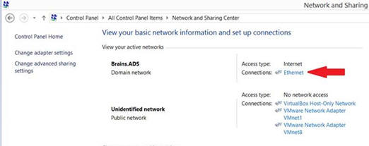 Network Sharing Center Windows