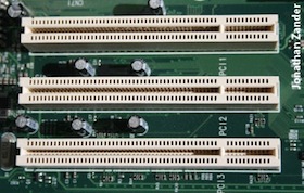 A PCI card slot