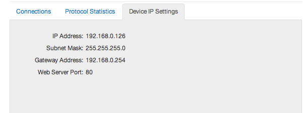 Ensure the Subnet Mask and Gateway are present and correct