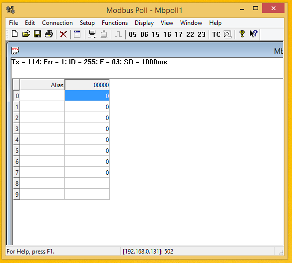 Modbus Poll working with Brainboxes ED-588