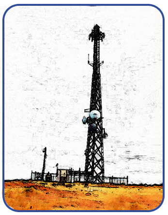 Radio Mast Connected to Brainboxes Ethernet to serial device server