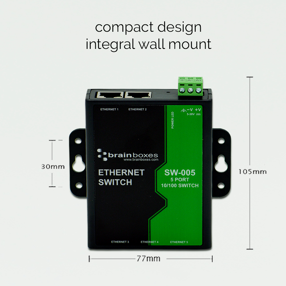 WuT data sheet: Ethernet Switch Industry, 4 Ports