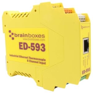 Brainboxes ED-593 8 thermocouple inputs factory floor process control and