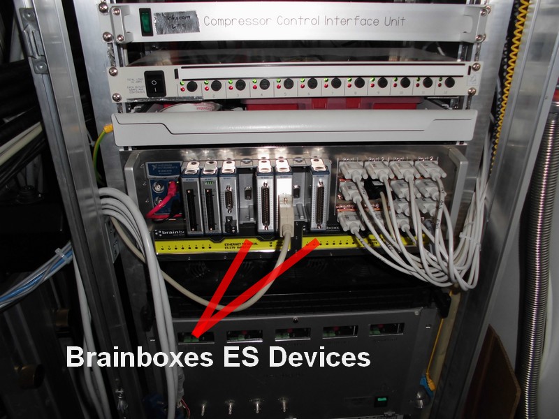 Brainboxes' ED devices in situ