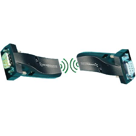Brainboxes BL-875 2 pre-paired bluetooth to serial adapters: 1 port female