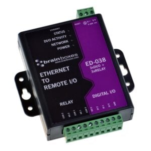 Brainboxes ED-038 3 form a relays and 3 digital inputs relays: 5a @ 30