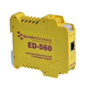 Brainboxes ED-560 4 analogue outputs - individually selectable as current or