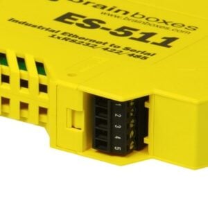 ES-511 Industrial Ethernet to Serial 1xRS232/422/485 - Brainboxes