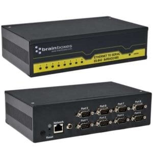 Brainboxes ES-842 8 port rs-422/485 ethernet to serial device server in