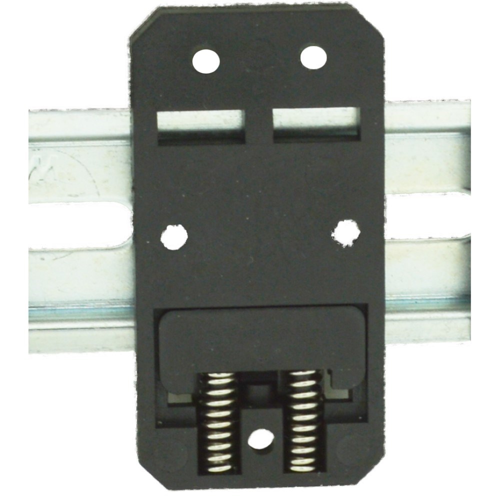 Brainboxes MK-114 spring loaded mounting clip for din rail installation with dual spring mechanism