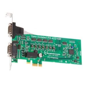 Brainboxes PX-310 alternative option: es-313 pcie 2xrs422/485 1mbaud opto