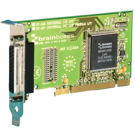Brainboxes UC-157 1 lpt printer port cardlow profile cardpci 3
