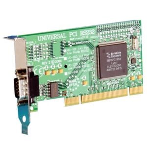 Brainboxes UC-235 1 port rs-232 serial cardlow profile pci card128 byte tx