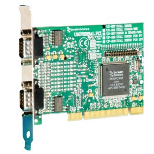 Brainboxes UC-257 two rs232 serial portsoption to add a printer port via fly