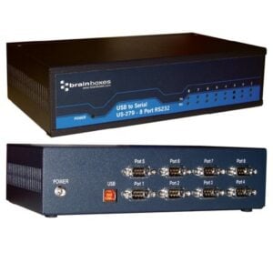 Brainboxes US-279 8 port rs-232 usb to serial serverdata rate from 300 to