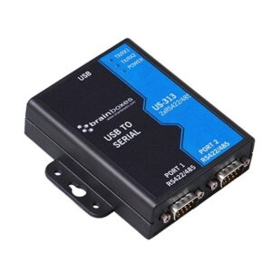 Brainboxes US-313 2 port rs-422/485 usb to serial adapter data rate from