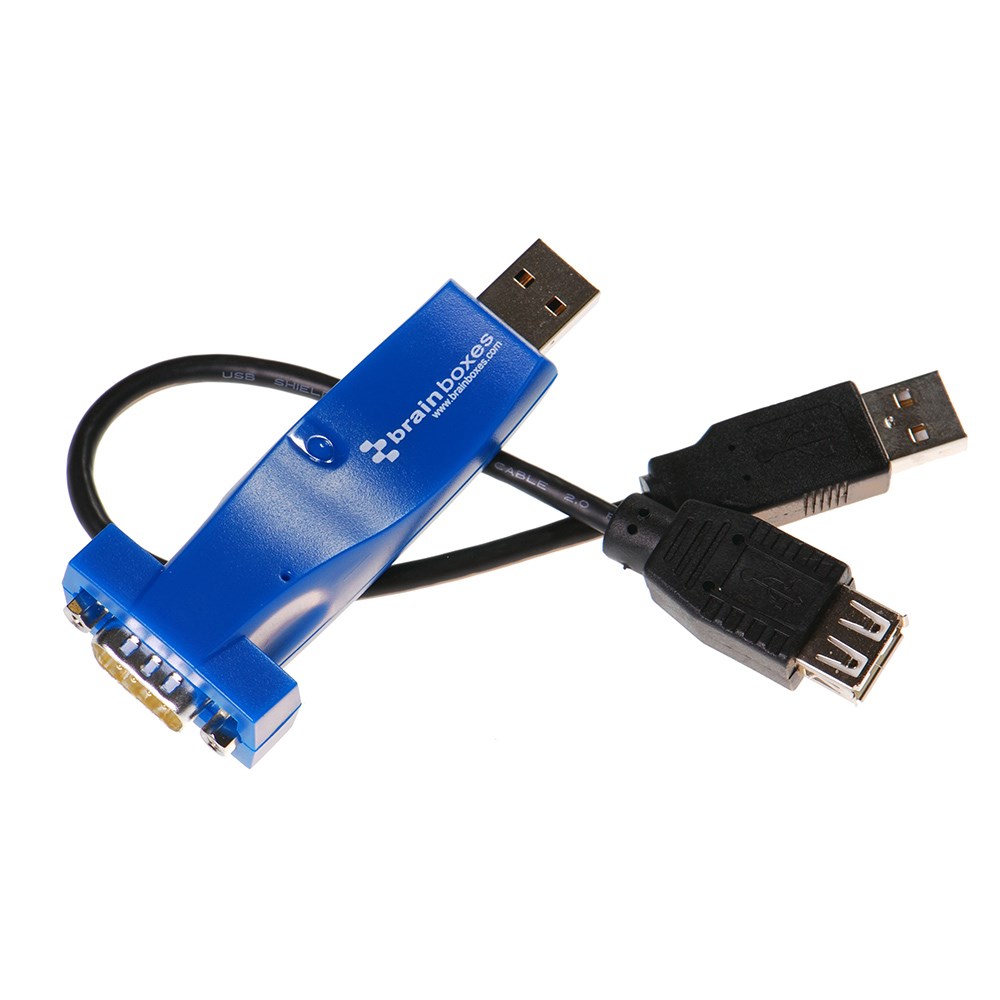 US-101 1 Port RS232 USB to Serial Adapter - Brainboxes