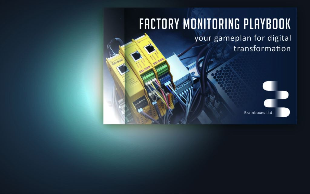 factory monitoring playbook - a gameplan for digital transfromation front cover graphic