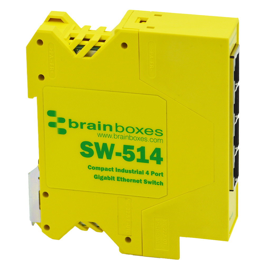 Ultra Compact DIN Rail Mount Unmanaged Ethernet Switches