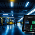 smart energy monitoring dashboard in automotive lighting factory