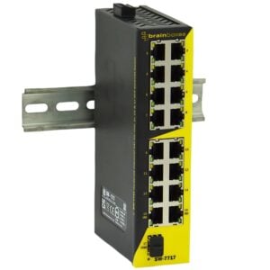 Brainboxes SW-7717 hardened industrial 14x 10/100, 2x 1g & 1x sfp ethernet