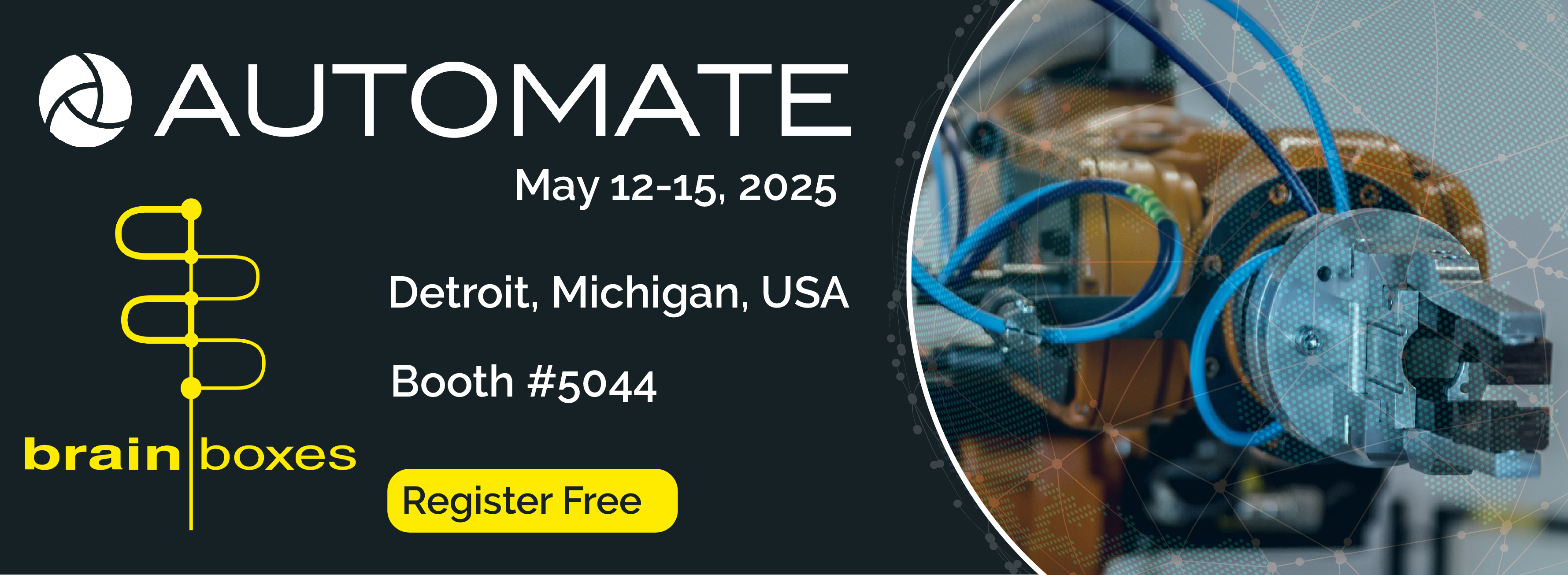 Featured image for “Visit Brainboxes at Automate 2025! 🤖”