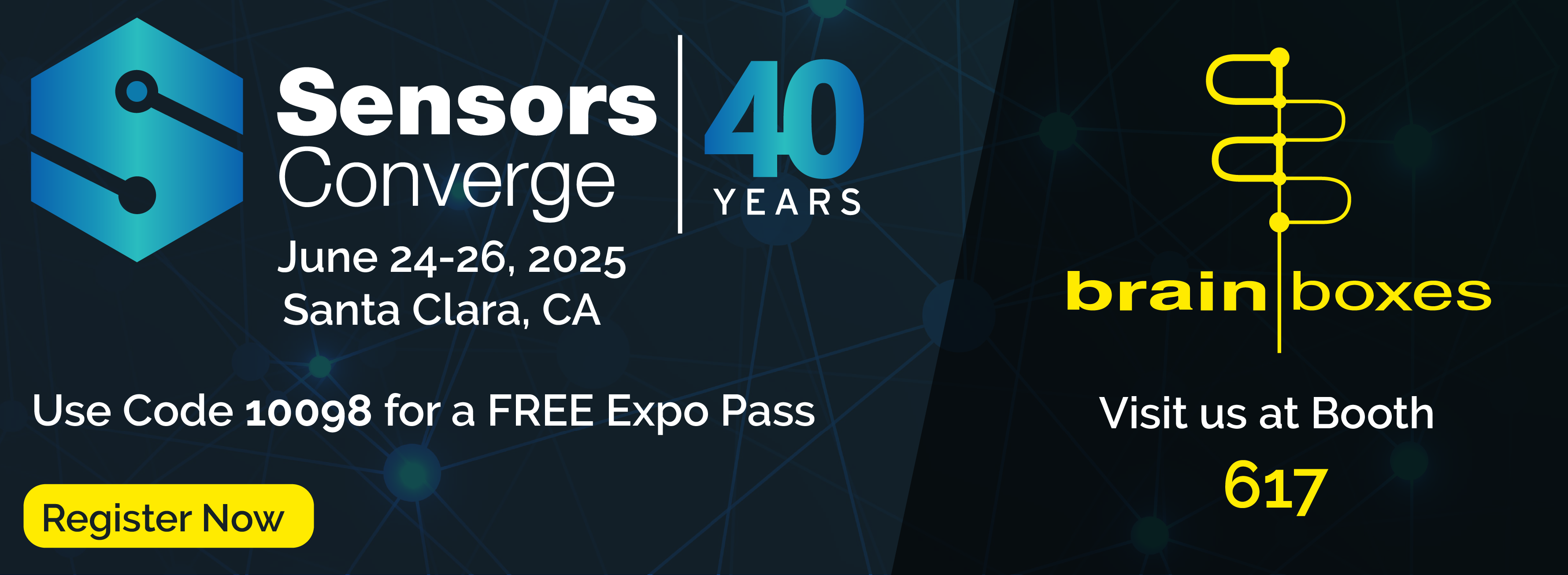 Featured image for “Brainboxes are Excited to Exhibit at Sensors Converge 2025!🔎”