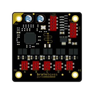 Brainboxes PE-508 pure embedded industrial 8 port 10/100 ethernet switch