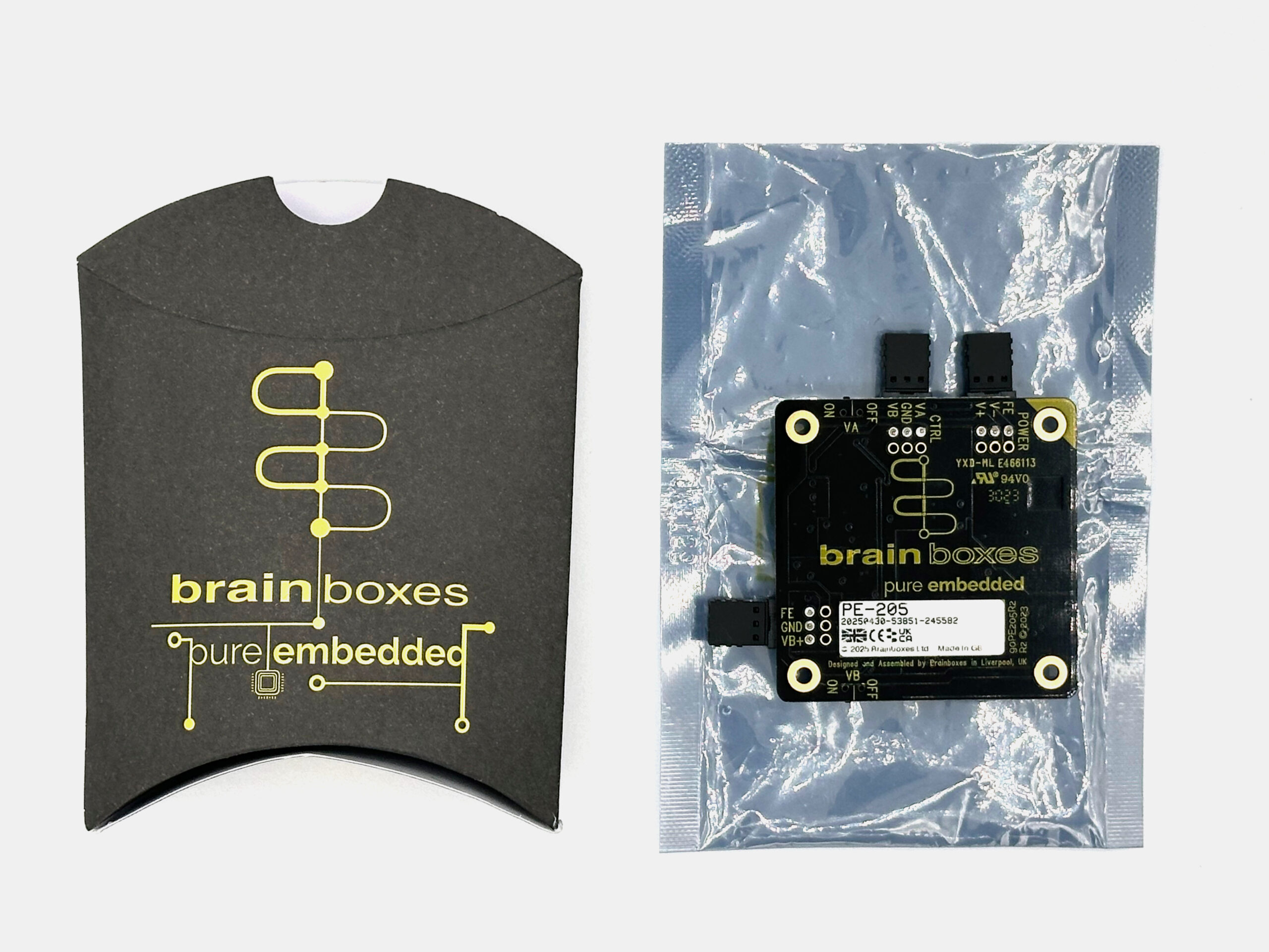 PE-205's Pillow Box With PE-205 on Anti-Static Bag