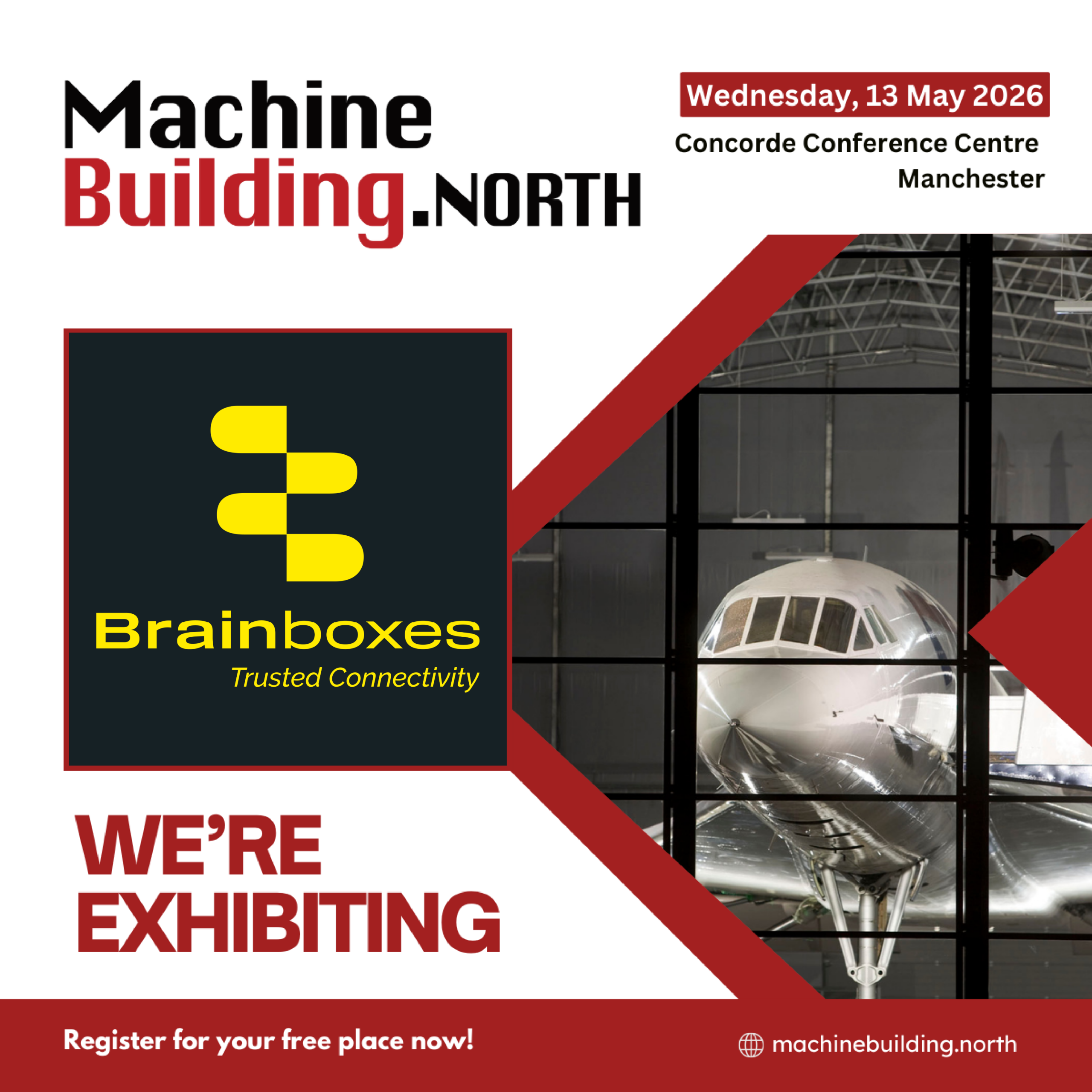 Featured image for “Brainboxes are Exhibiting at Machine Building North 2026!”