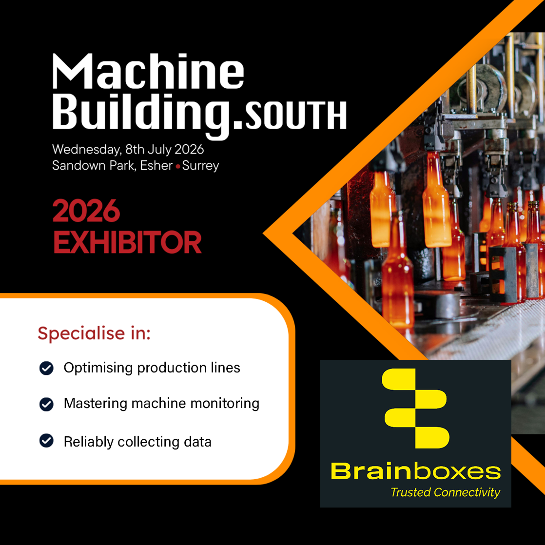 Featured image for “Brainboxes are Exhibiting at Machine Building South 2026!”