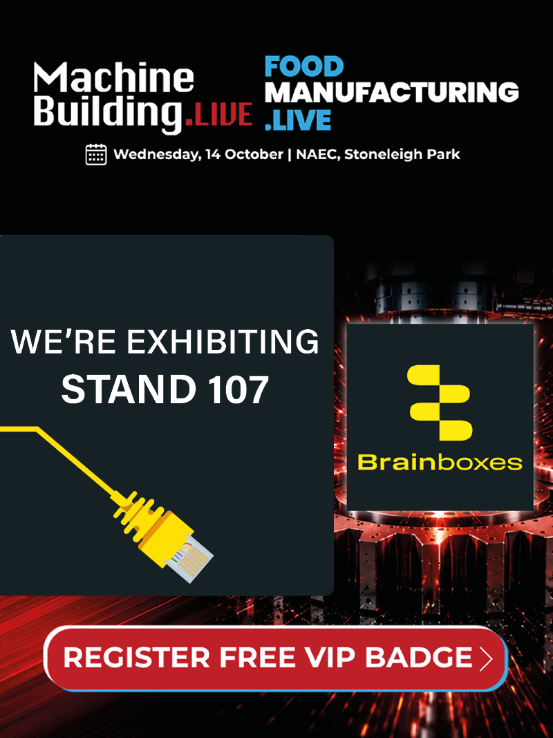 Featured image for “Brainboxes are Exhibiting at Machine Building Live!”